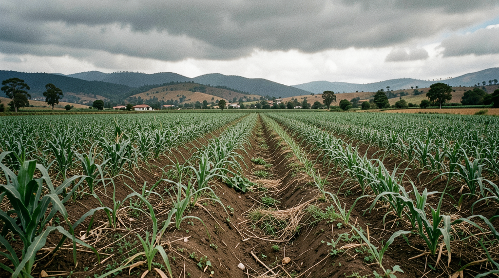 Vista de zonas productivas en Guarayos, paisajes rurales marcados por la disputa agraria.