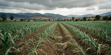 Vista de zonas productivas en Guarayos, paisajes rurales marcados por la disputa agraria.