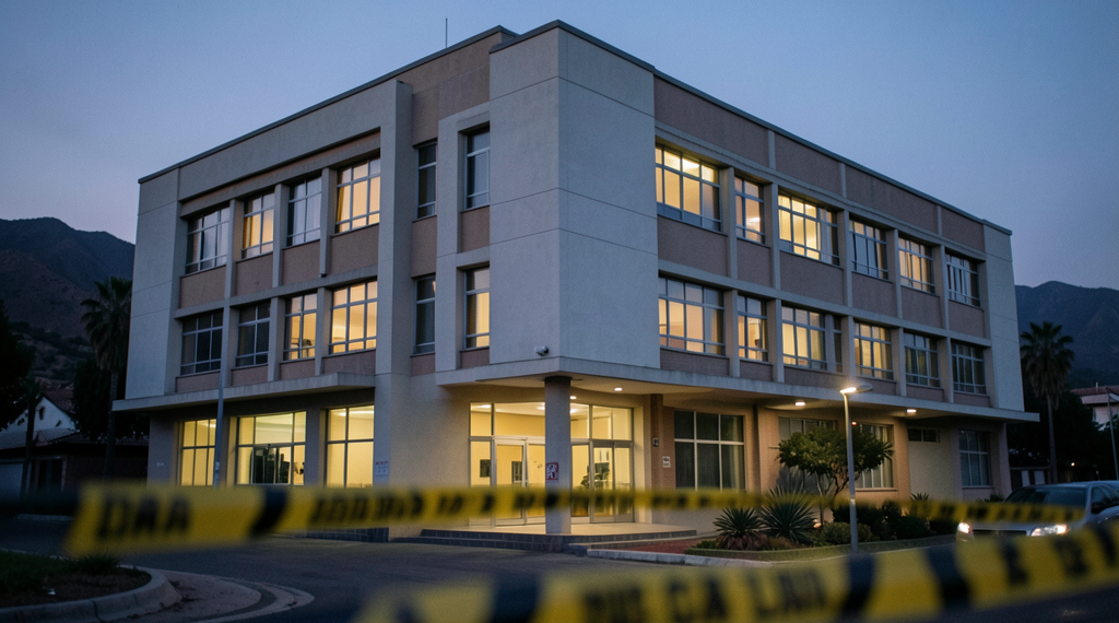 Hospital Arco Iris, escenario de la investigación policial en La Paz.