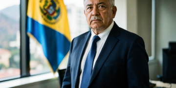 Samuel Doria Medina en una conferencia de prensa, marcando distancia política del gobierno de Rodrigo Paz.