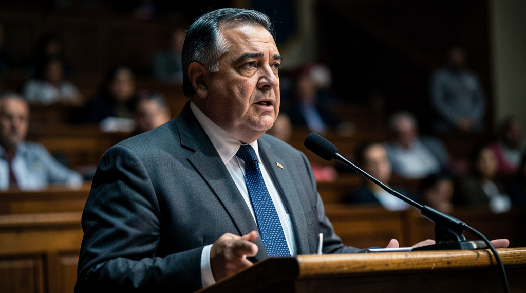 Senador boliviano discute crisis financiera y empresas estatales en el Parlamento.