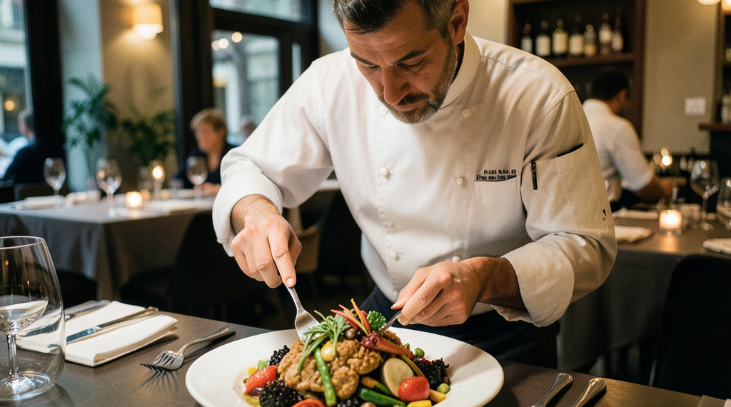Plato de autor del restaurante Teko con ingredientes bolivianos.