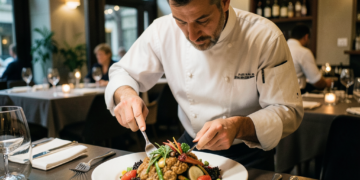 Plato de autor del restaurante Teko con ingredientes bolivianos.