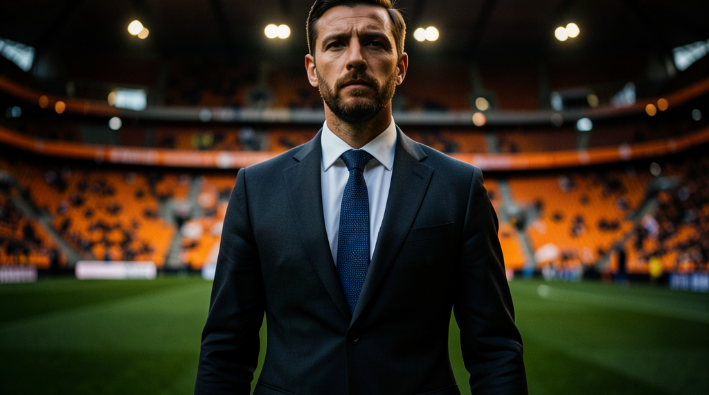 Xavi Hernández en una conferencia de prensa, nuevo seleccionador de Países Bajos.