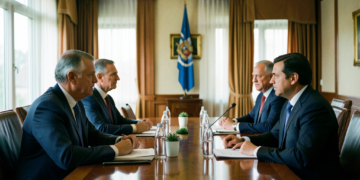 Delegaciones de Venezuela en diálogo político para renovar el sistema judicial y recuperar activos financieros.