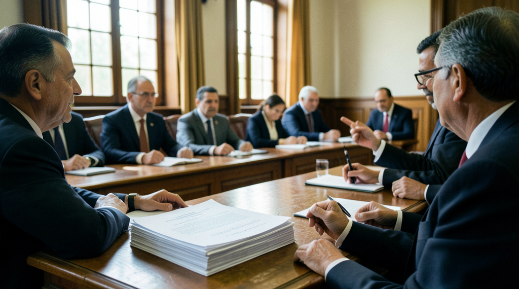 Diputados bolivianos en sesión plenaria discuten informe sobre la calidad de combustible y presuntas irregularidades.
